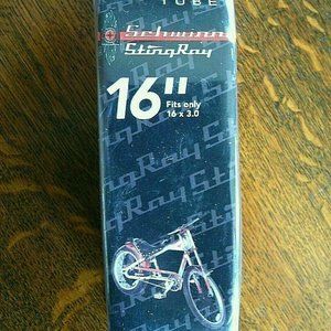Schwinn Stingray Bicycle Tube 16" x 3.0" Rear Standard Schrader Valve Scooters